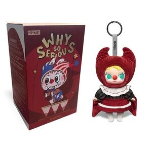POP MART WHY SO SERIOUS Series-Vinyl Plush Pendant Blind Box - Crimson Dancer